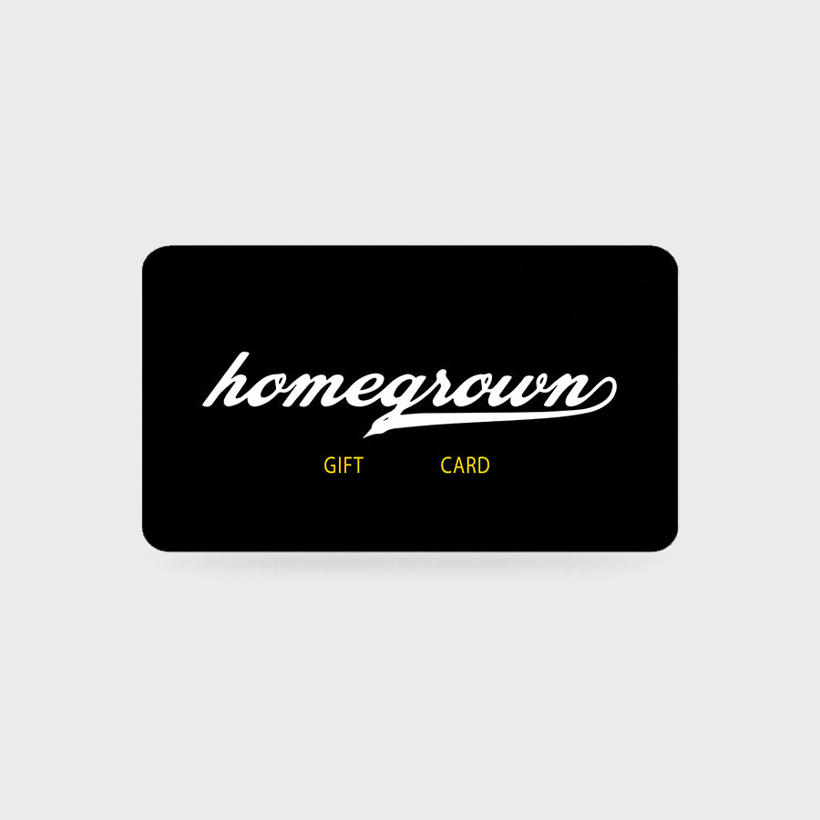 Homegrown gift card