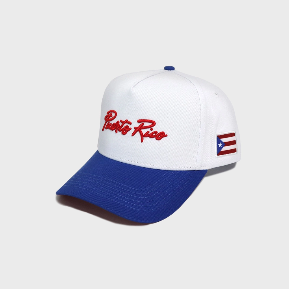 PUR White Basket Snapback
